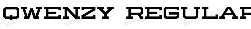 Qwenzy Regular字体转换